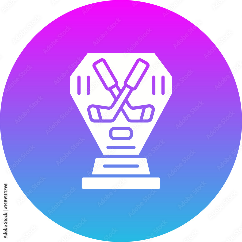 Hockey trophy Icon Hockey trophy Icon