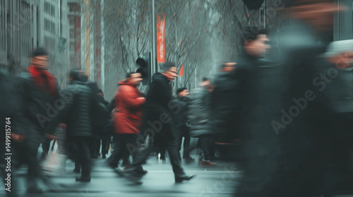 Real Moments in Motion Urban Street Scene with Architecture and Style
