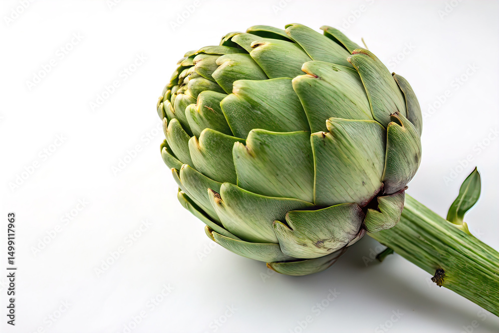 Fototapeta premium Artichoke isolated on white background