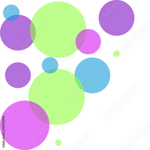 Transparant Bubbles Corner