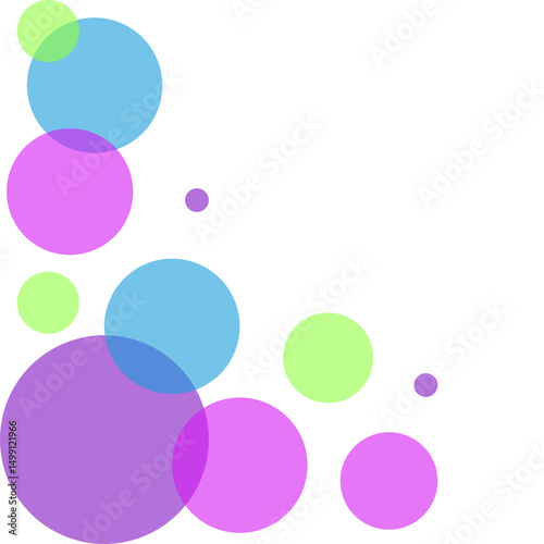 Transparant Bubbles Corner