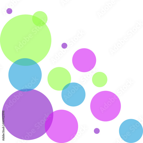 Transparant Bubbles Corner
