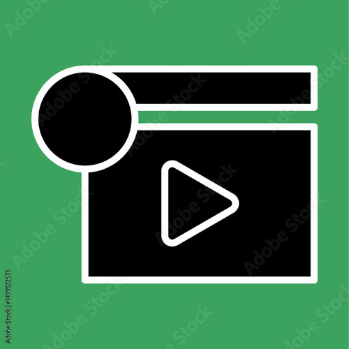 Clapperboard Icon Design