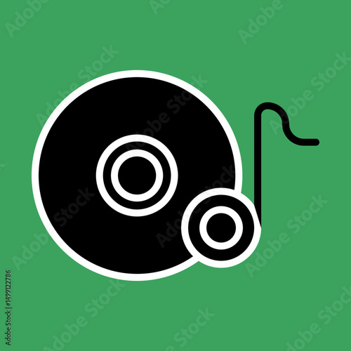 Vinyl Record Icon Design