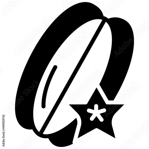 Star Fruit outline mixed icon