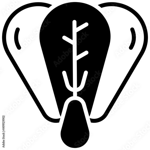 Bok Choy outline mixed icon