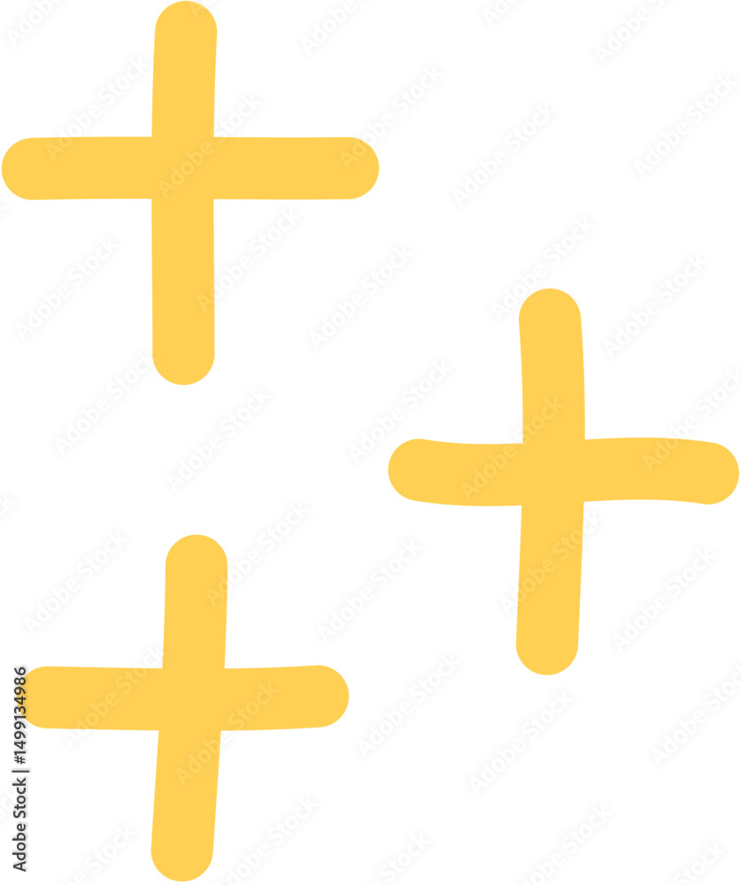 Fototapeta premium twinkle cute decorations pastel doodle