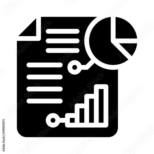 medical researcher glyph icon