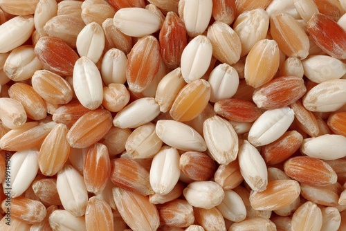Close Up Assortment of Small Brownish Seeds