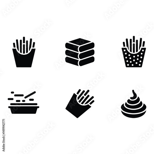 Culinary icon set featuring beloved comfort food a stack of books against white background Vector