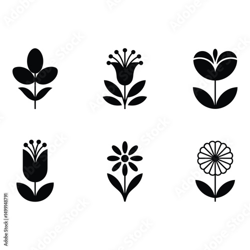 Floral Symphony A curated collection of botanical minimalist art celebrating nature s elegance in