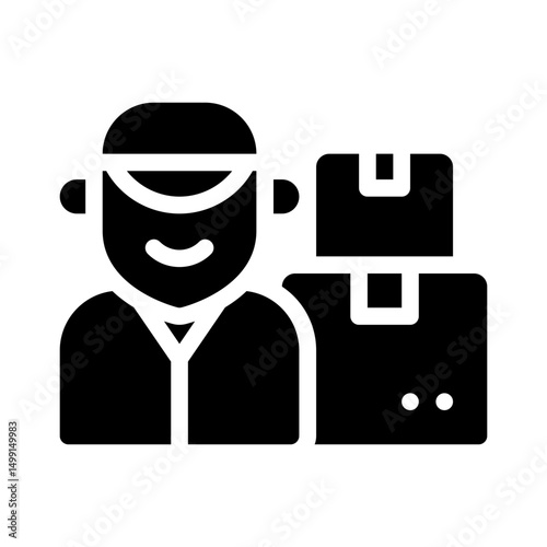 dropshipping supplier glyph icon