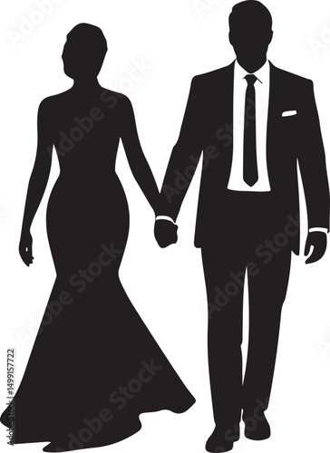 Bride and Groom Silhouette SVG – Elegant Wedding Couple for Cricut & Decor

Just Married Clipart – Romantic Bride & Groom PNG for Invitations & Crafts

Wedding Couple SVG Bundle – Mr and Mrs Design fo