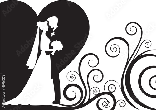 Bride and Groom Silhouette SVG – Elegant Wedding Couple for Cricut & Decor

Just Married Clipart – Romantic Bride & Groom PNG for Invitations & Crafts

Wedding Couple SVG Bundle – Mr and Mrs Design fo