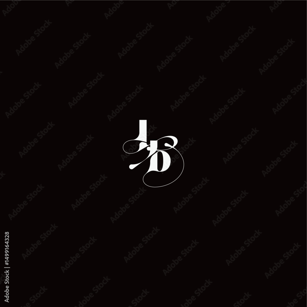 wedding typography initial monogram style and elegant concept LB organic hairline logo letter wedding typography initial monogram style and elegant concept LB organic hairline logo letter