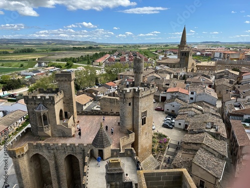 Vue d'Olite depuis le château