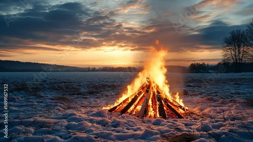 fire in the sky