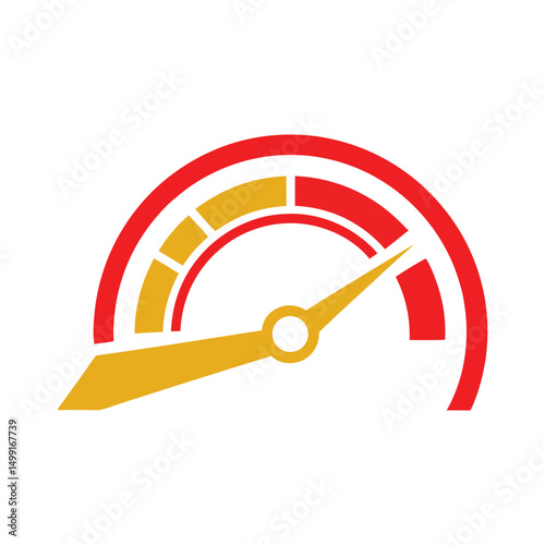 21. Speedometer Icon with RPM Dashboard Gauge