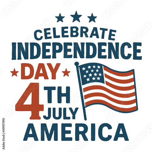 Celebrate USA International Day with patriotic spirit and unity. This day highlights American culture, freedom, and the values of independence cherished across the nation. Perfect for greeting cards, 