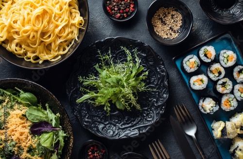 A variety of healthy meals ...