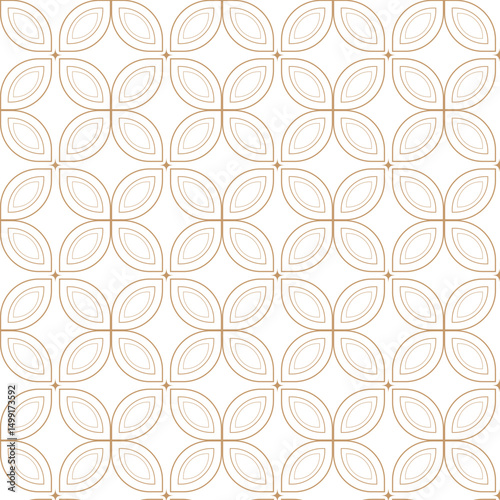 simple leaf flower pattern desing 