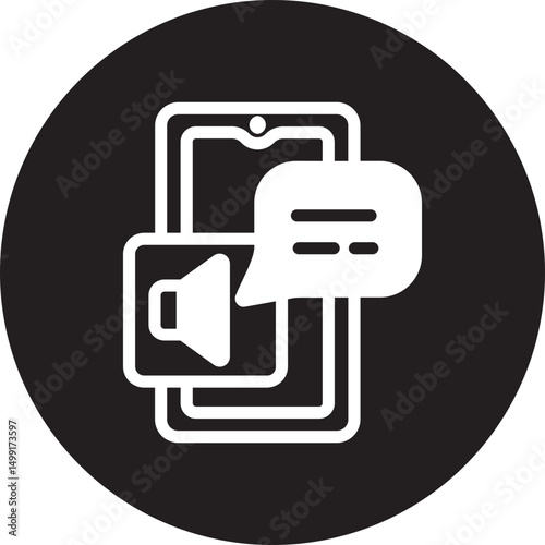 electronic reader glyph icon
