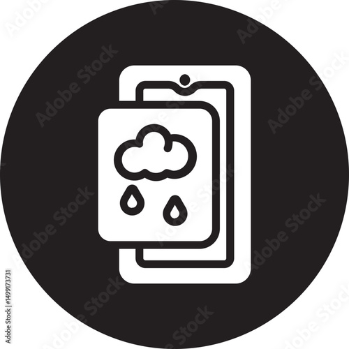 weather glyph icon