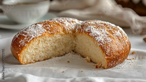 bread with sesame seeds