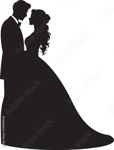Bride and Groom SVG | Wedding Couple Silhouette | Just Married Cut File for Cricut

Mr and Mrs SVG | Wedding Day Design | Bride & Groom Clipart for DIY Signs & Shirts

Wedding Couple SVG | Romantic Br