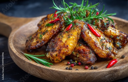 Crispy, flavorful chicken w...