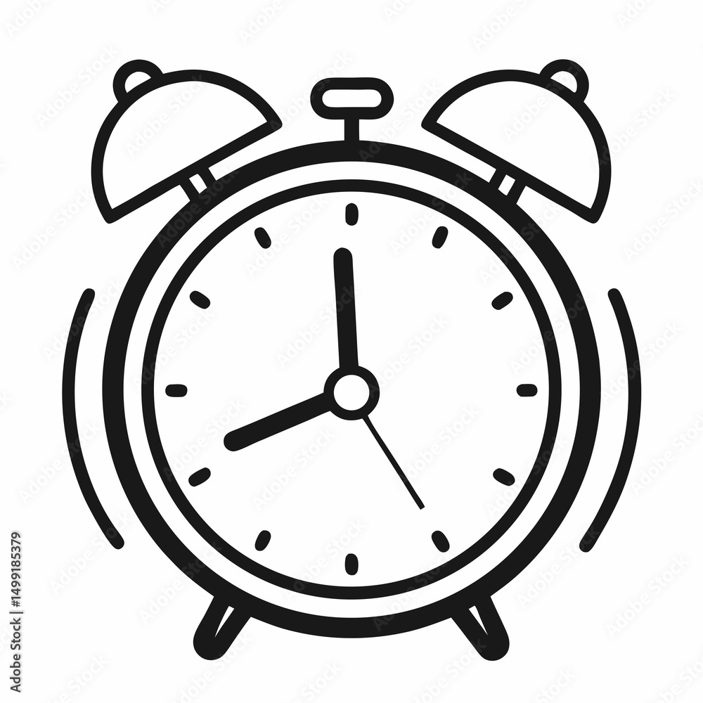 Obraz premium retro alarm clock