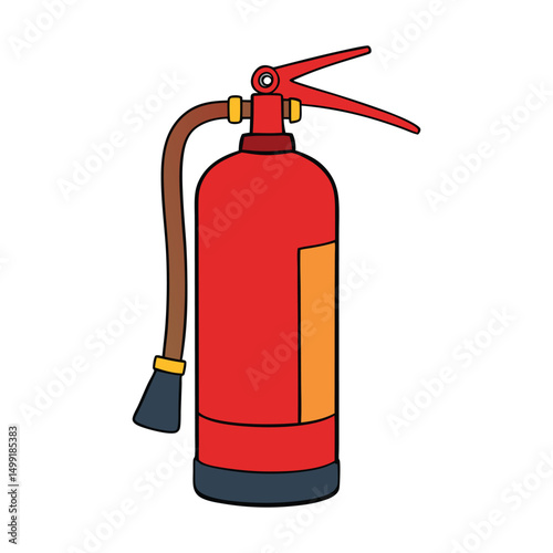 fire extinguisher vector illustration