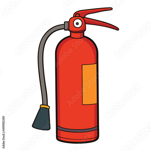 fire extinguisher vector illustration