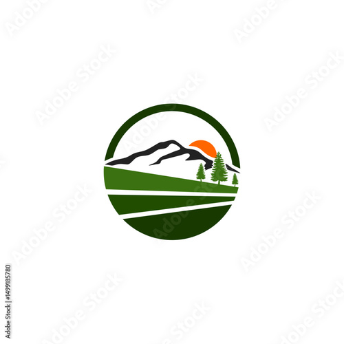 Landscape design vector