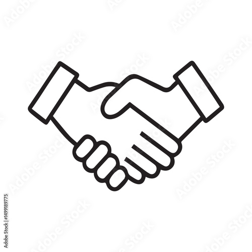 Business agreement handshake icon in different style vector illustration, friendly handshake icon for appse.epsse