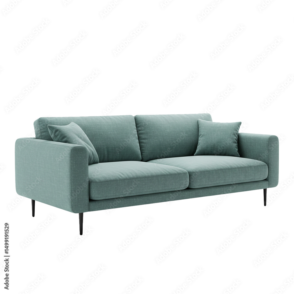 Contemporary Teal Sofa with Modern Minimalist Design Perfect for Living Room Apartment or Studio Space offering ultimate comfort and style Contemporary Teal Sofa with Modern Minimalist Design Perfect for Living Room Apartment or Studio Space offering ultimate comfort and style