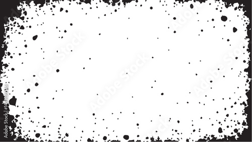 Distressed black grunge texture. Old dusty grain overlay. Dotted texture. Dust overlay texture, noise particles and grunge background. 