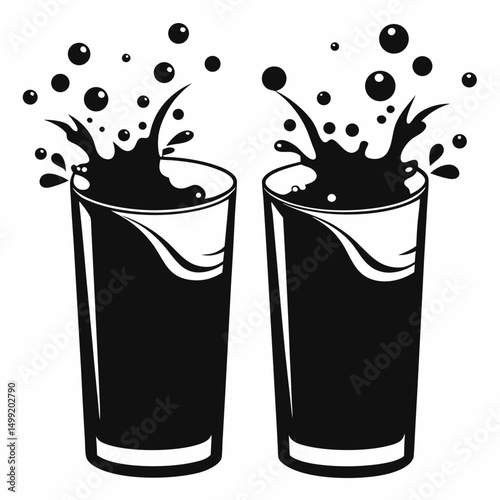 milk and soda