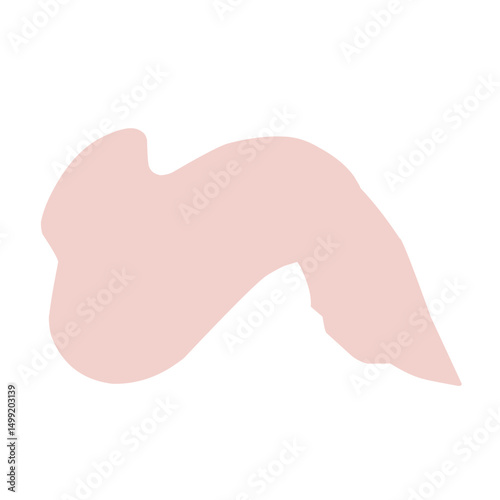 Chicken Meat Flat Illustration 