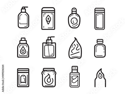 Hot Pack Vector Line Drawing Icon Editable Artwork Graphic