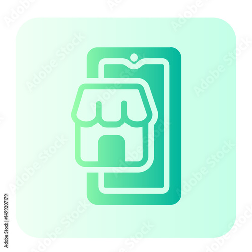 shop gradient icon