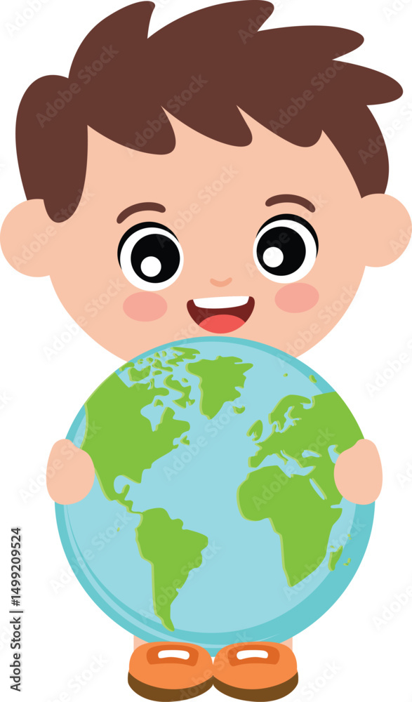 Young Child Embraces the World Globe.cdr Young Child Embraces the World Globe.cdr