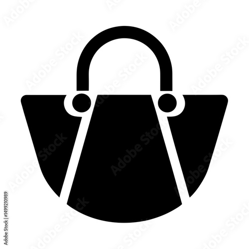 handbag icon minimal retail design
