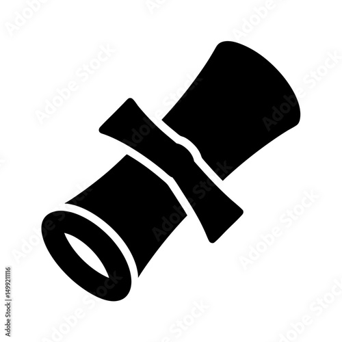 cash roll icon fill silhouette
