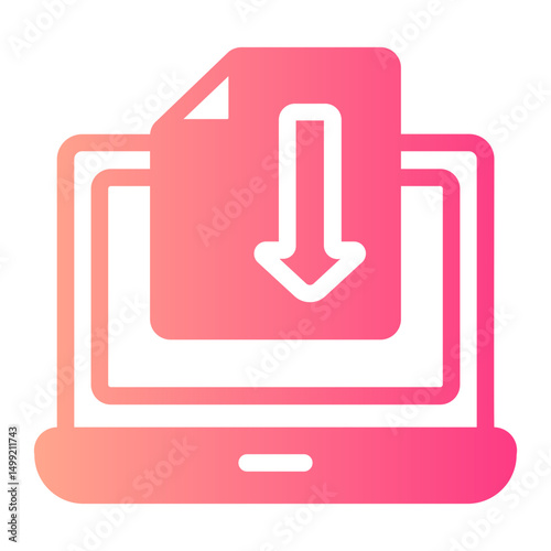 download gradient icon