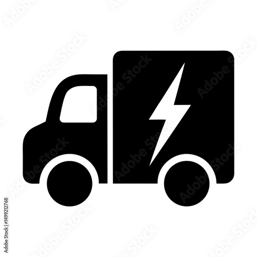 lightning icon silhouette express design
