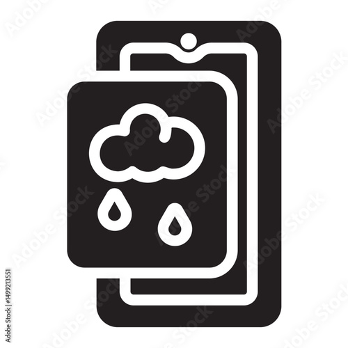 weather glyph icon