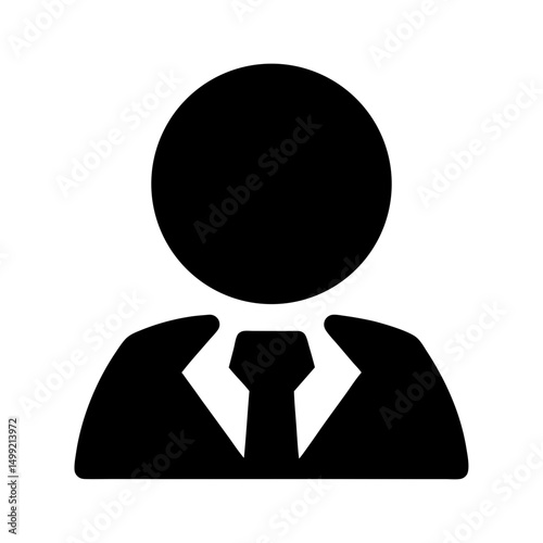 store manager icon professional silhouette vector
