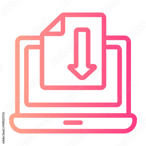 download gradient icon