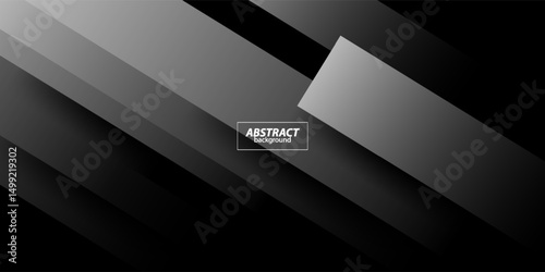 Abstract gray geometric pattern background overlapping for graphic design. Vector eps10